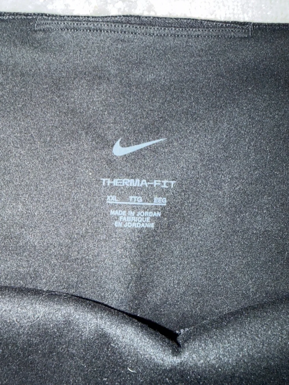 Nike Women's XXL Dri-FIT Black Full Length Athletic Leggings Swoosh